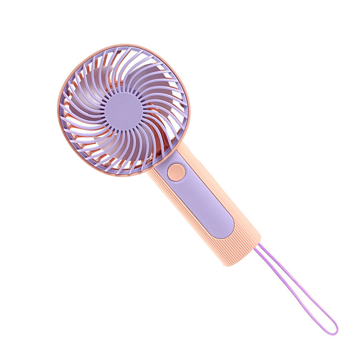 Unisex Portable Handheld Fan with USB Charging Port and Ergonomic Handle Bowlift