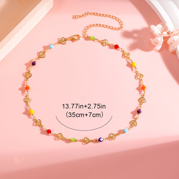 Colorful Heart Charm Bracelet Bowlift