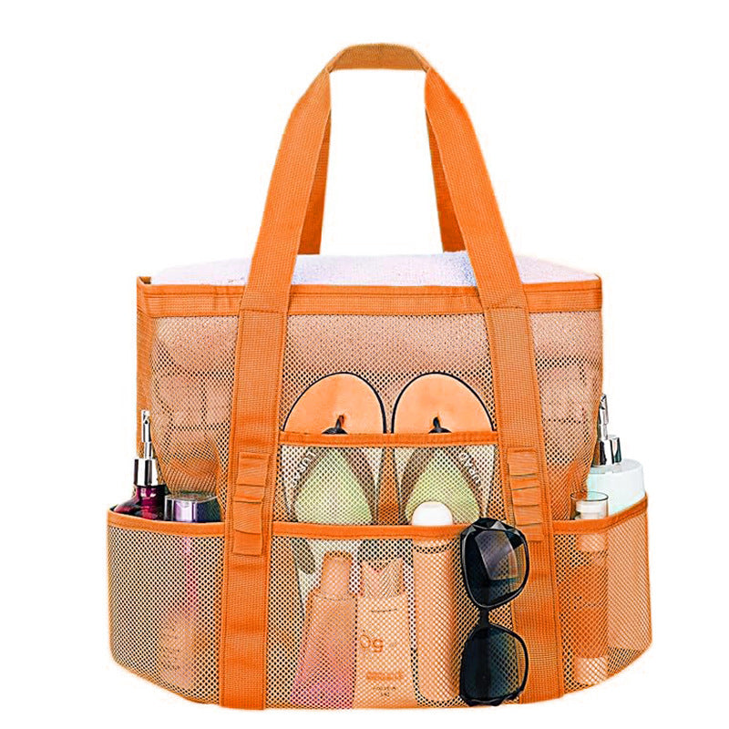 Practical Beach Tote Bag Made of Breathable Mesh Material Bowlift