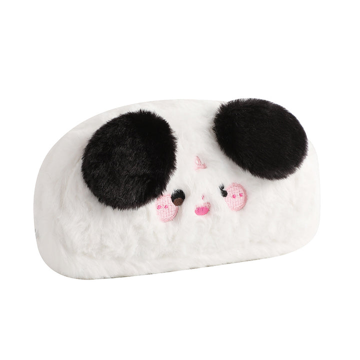 Cute Panda-Themed Plush Pencil Case Bowlift