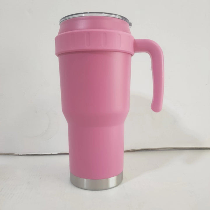Ladies Insulated Steak and Grill Cup with Practical Carry Handle Bowlift