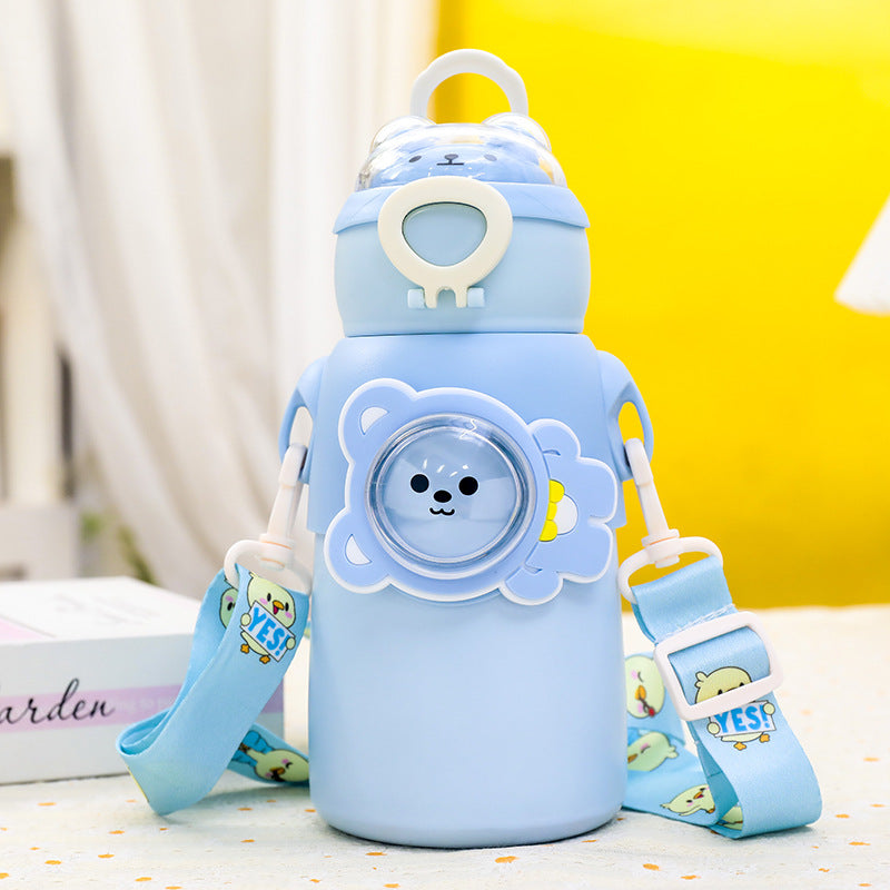 Women's cute and practical drinking bottle with bear design Bowlift