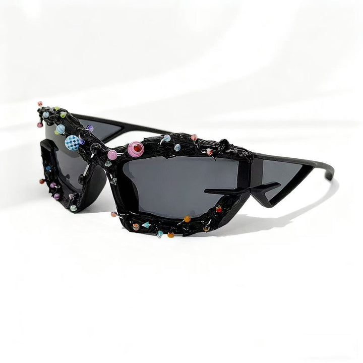 Ladies sunglasses with creative decor and distinctive frame Bowlift