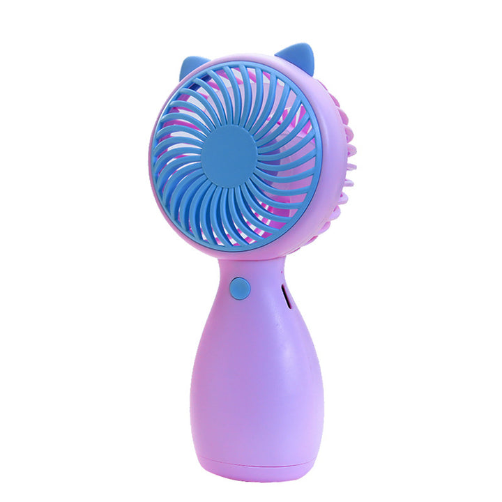 Women's Portable Hand Fan with Rotatable Blades Bowlift
