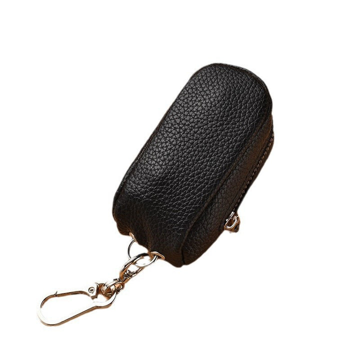 Compact Leather Keychain Pouch Bowlift