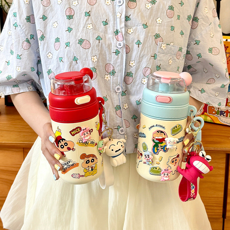 Women's children's drinking bottle with creative animal design Bowlift