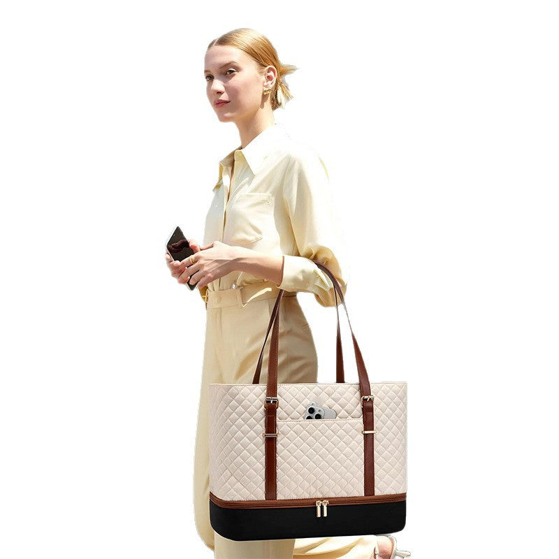 Insulated Lunch Tote with Multi-Pocket Design Bowlift