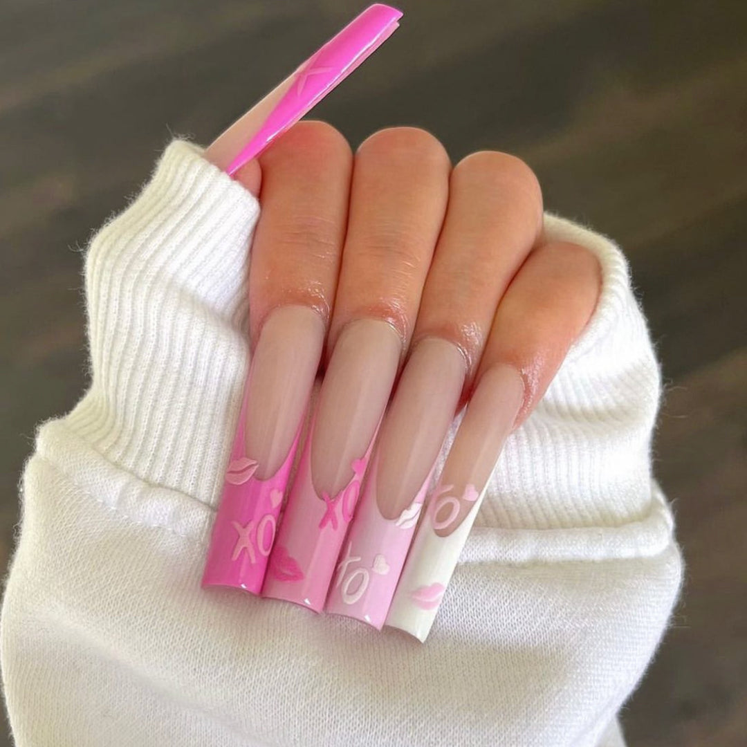 Nail art set with ombre effect Bowlift