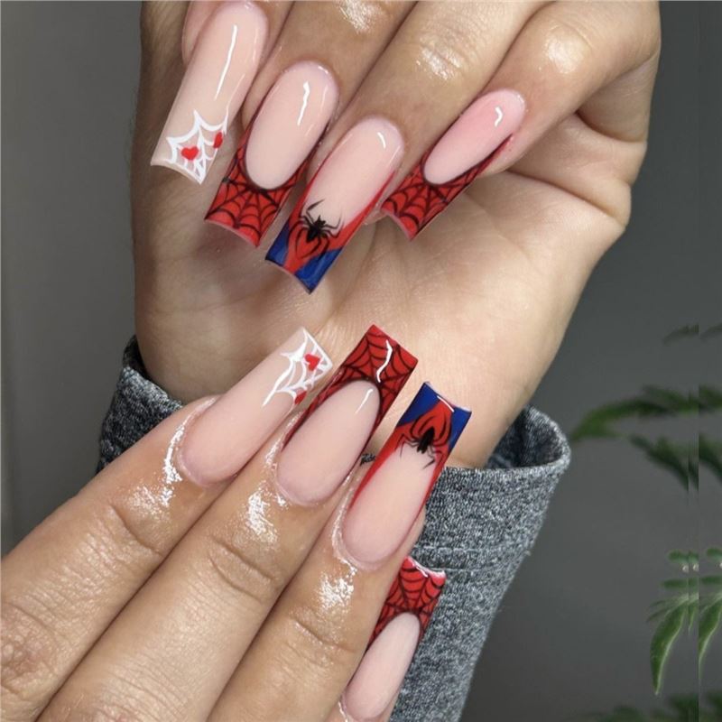 Thematic Graphic Nail Art Extensions Bowlift