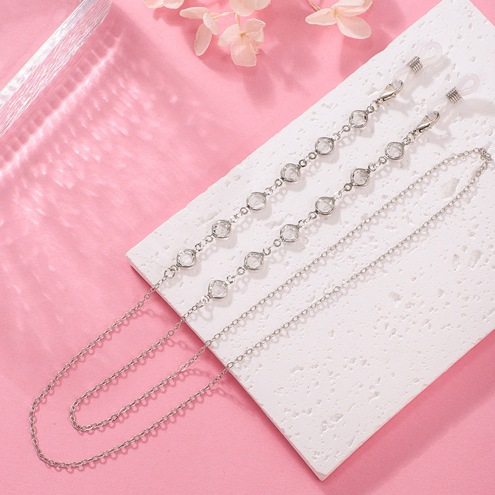 Artistic Beaded Eyewear Chain Bowlift