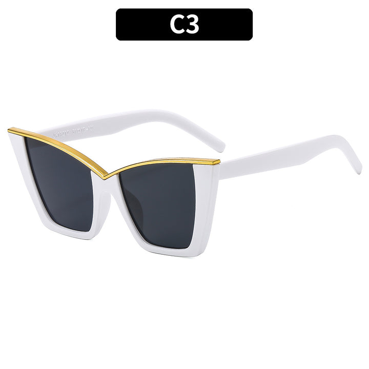 Architectural Cat-Eye Sunglasses
