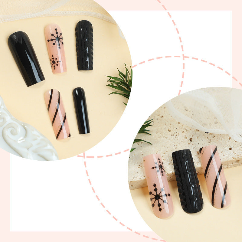 Elegant Artificial Nail Design Set Bowlift