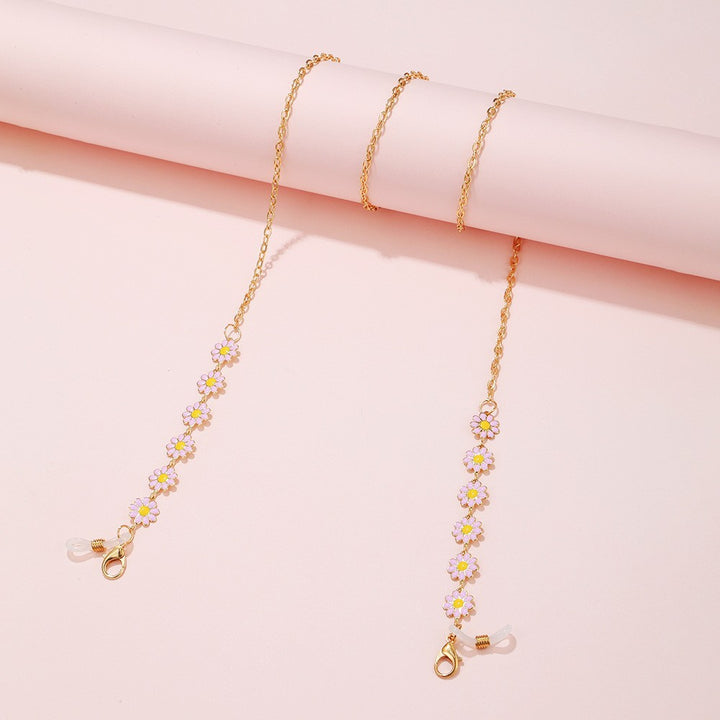 Floral Charm Eyewear Chain Bowlift