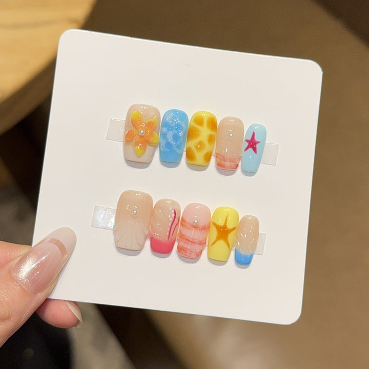 Creative Art Nails with Colorful Designs Bowlift