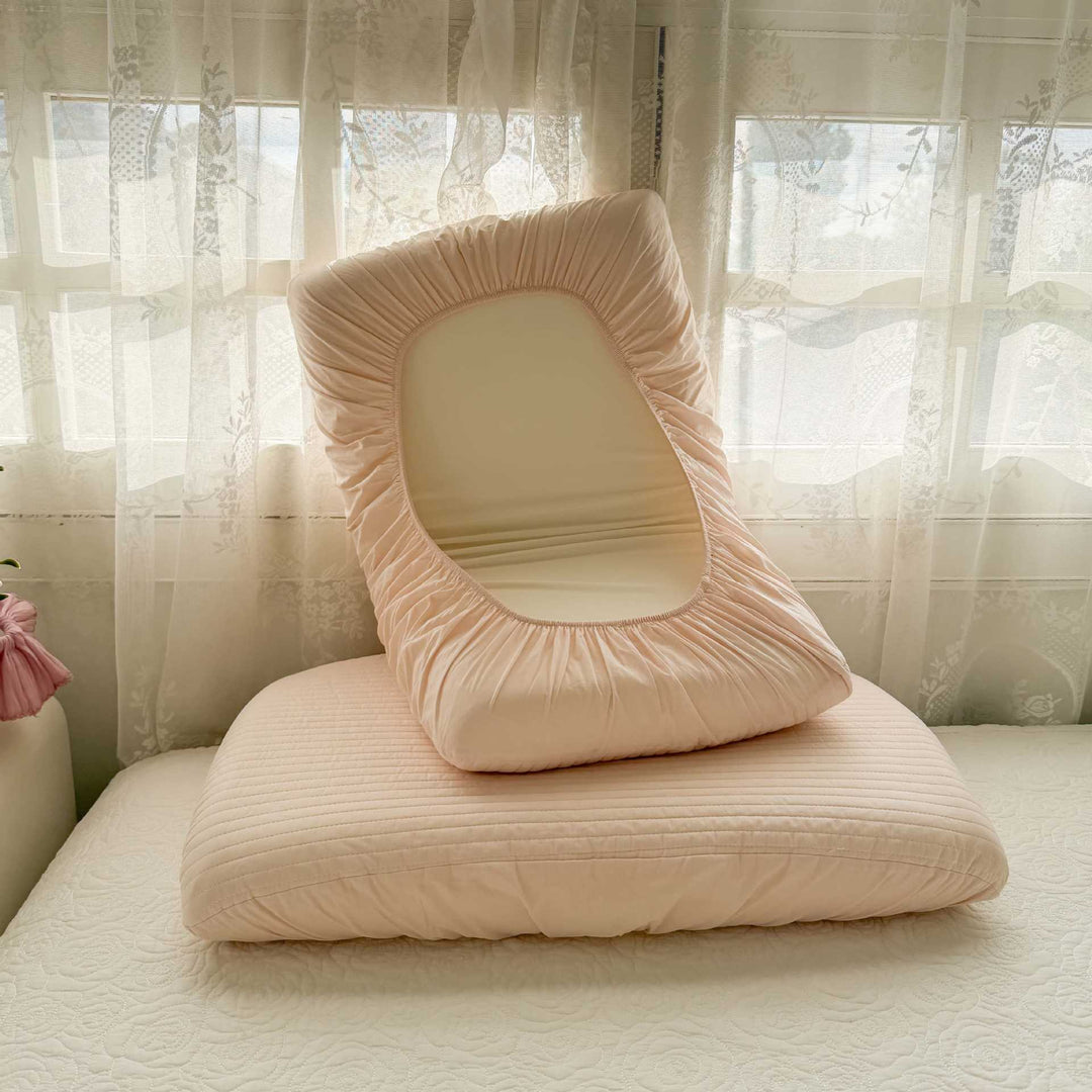 Elasticized Stretch Fitted Cover for Curved Maternity Body Pillow