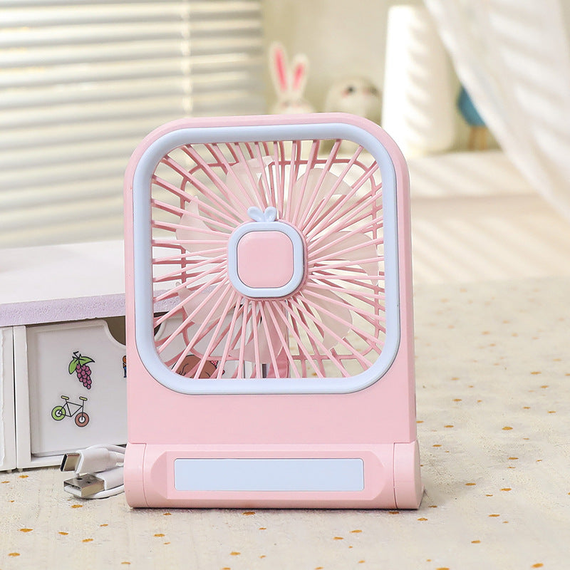 Portable Mini Table Fan with Multifunctional USB Connection Bowlift