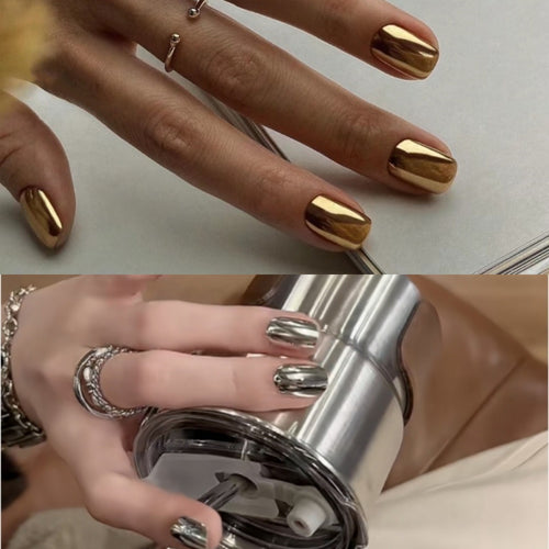 DIY Press-On Nail Set with Elegant Natural Finish Bowlift