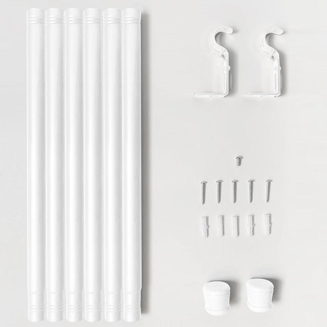 Thermal Insulated Curtain Rod Set