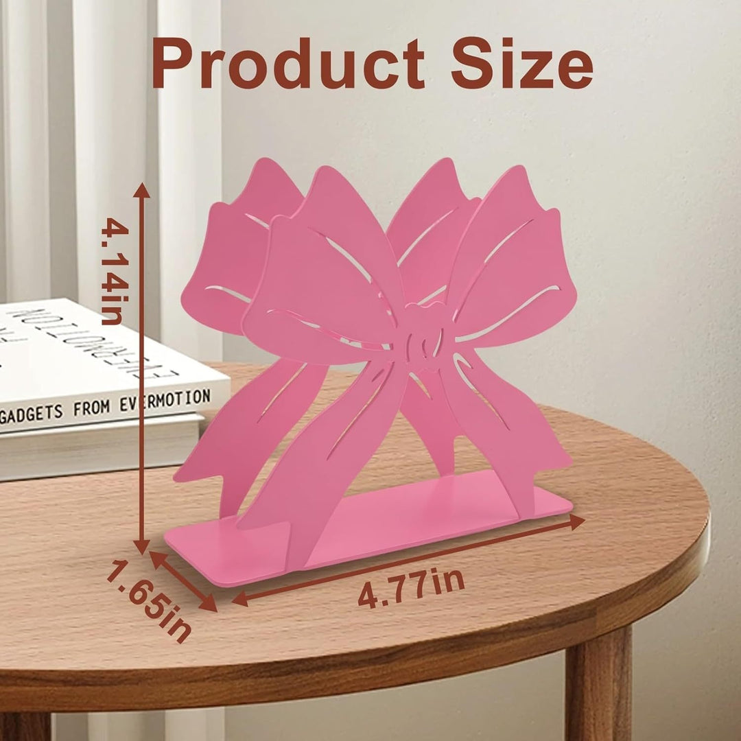 Decorative Bow-Shaped Bookend