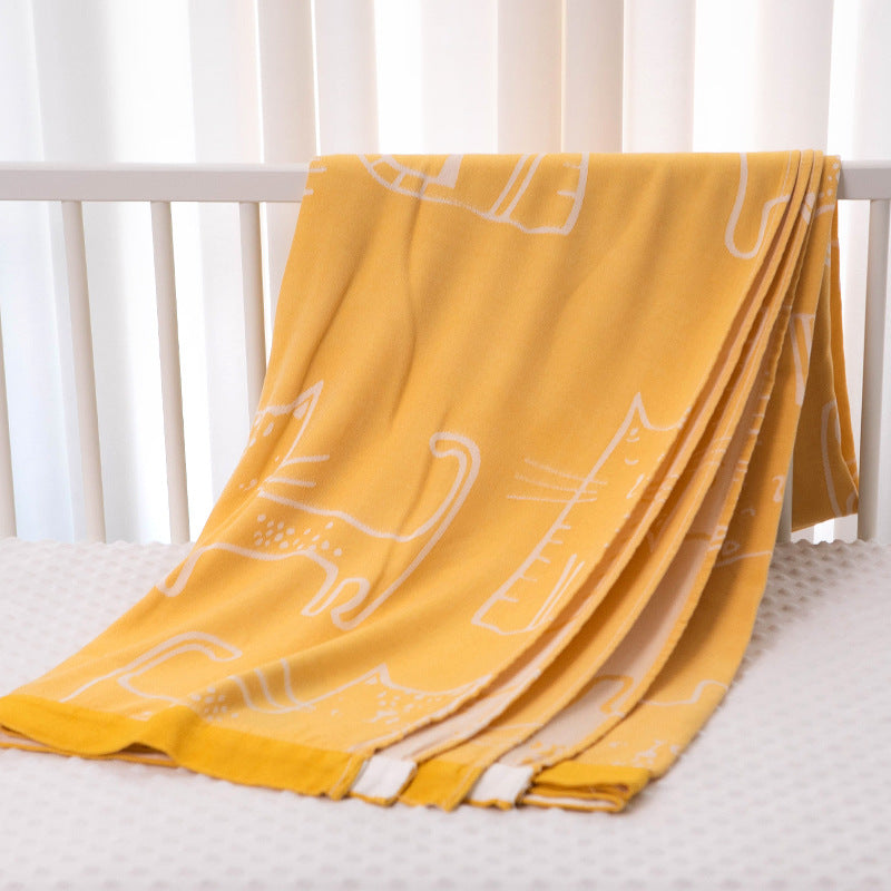Ladies cuddly blanket with charming animal motif Bowlift