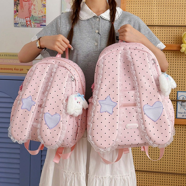Cute Bunny-Ear Drawstring Backpack Bowlift