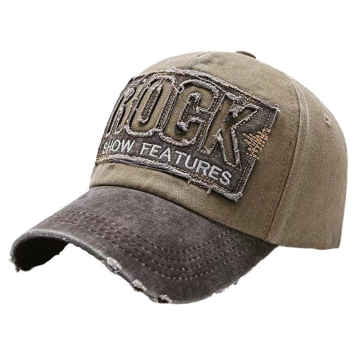 Men's Distressed Graphic Adjustable Baseball Cap Bowlift