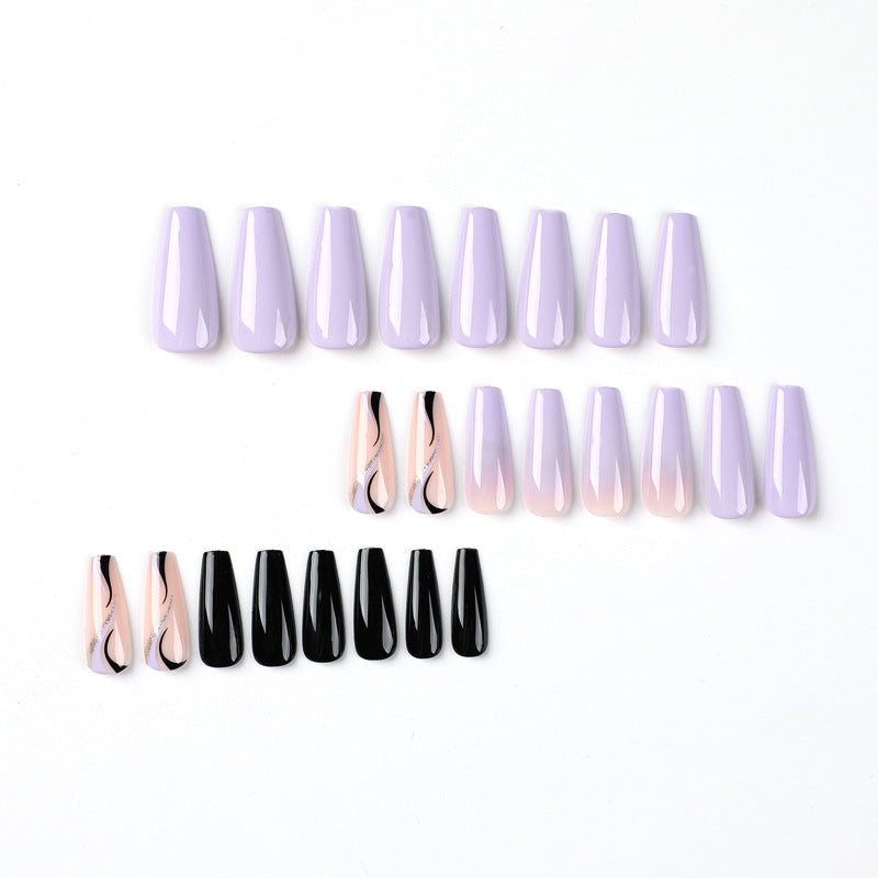 Artistic Nail Extensions in Elegant Design Bowlift