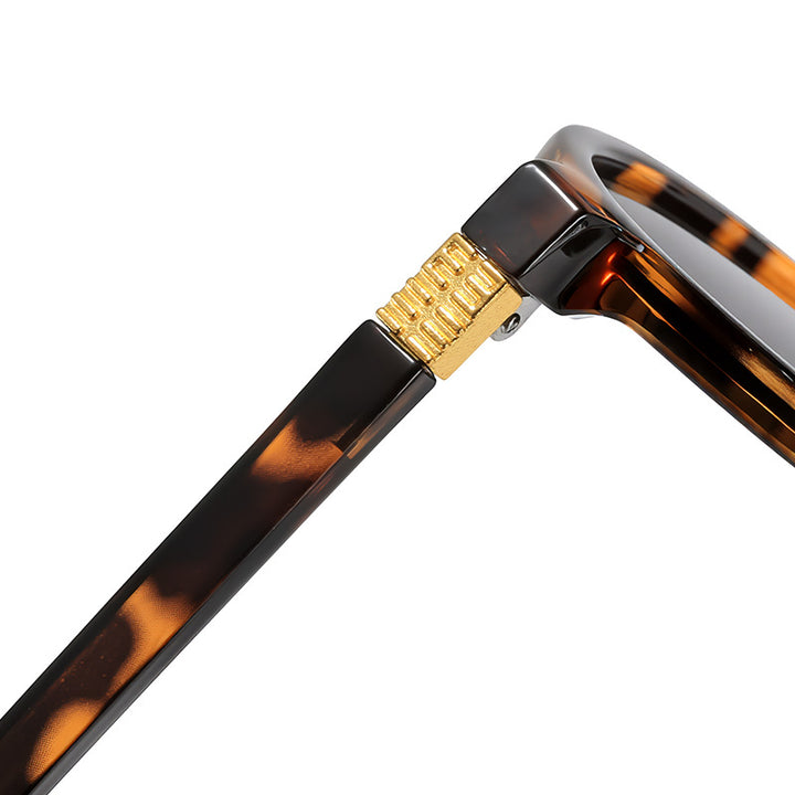 Vintage-Inspired Oval Frame Eyeglasses Bowlift