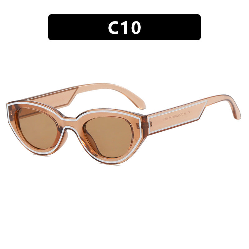 Women Cat-Eye Sunglasses with Innovative Frame Bowlift