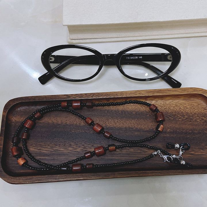 Fashionable glasses holder chain with stylish beads Bowlift