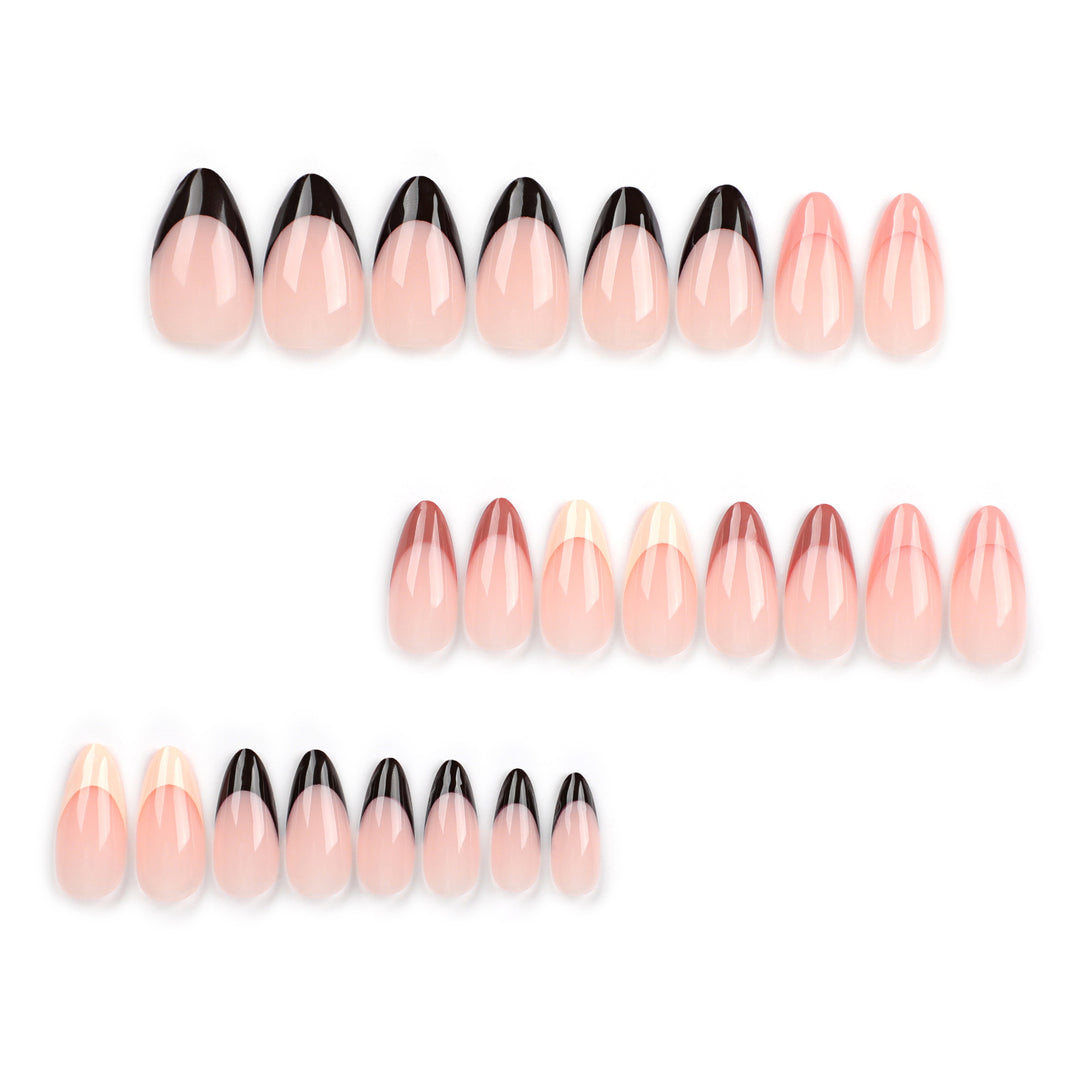 Trendy Nail Extensions with Elegant Gradient Bowlift