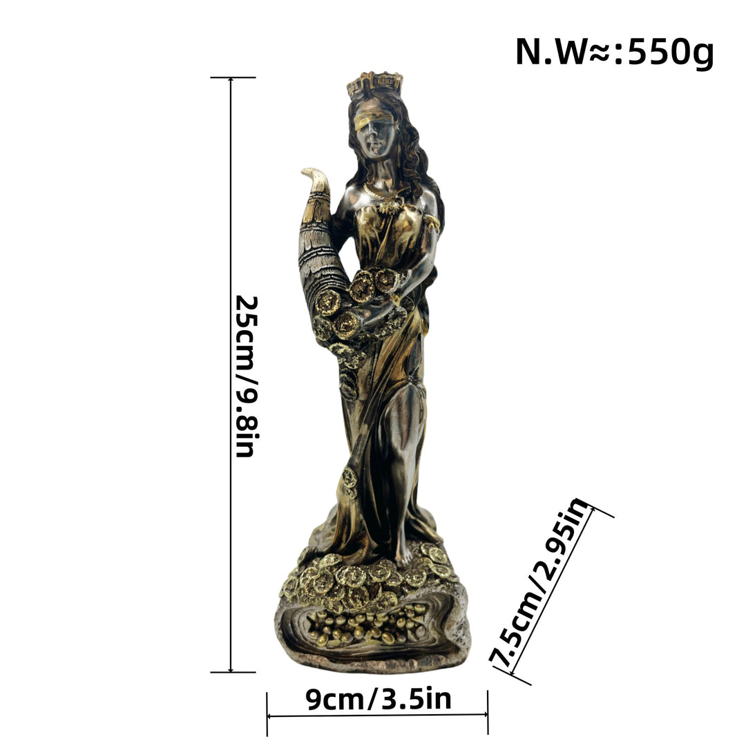 Elegant statue of Justitia in artistic details Bowlift