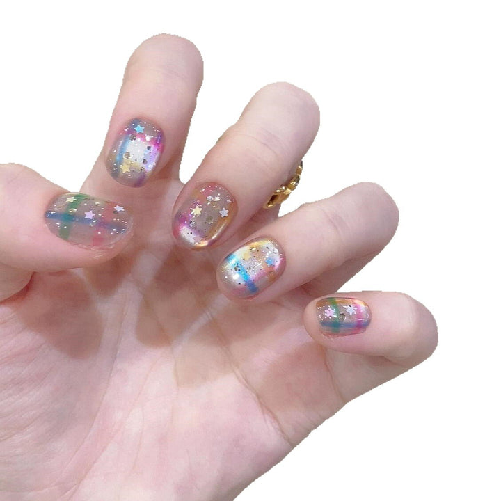 Glamorous artificial nails with multifunctional design Bowlift