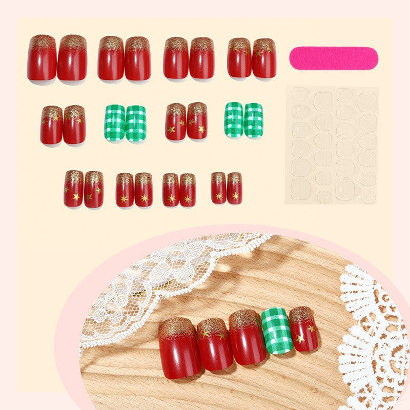 Artificial nail tips with ombre design Bowlift