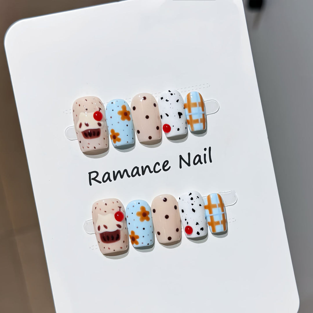 Decorative Themed Nail Art Set Bowlift