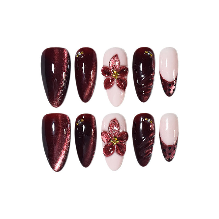 Creative Floral Nail Art Set Bowlift