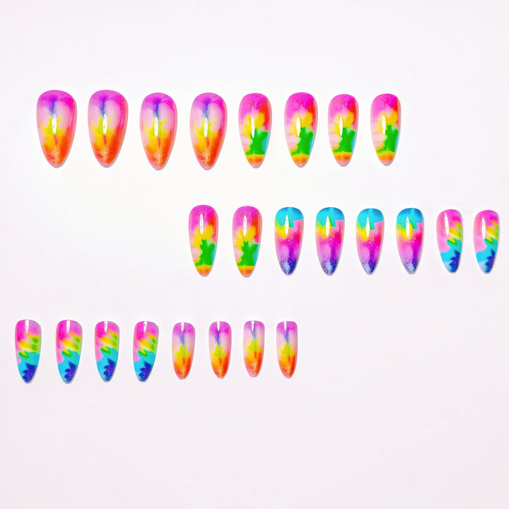 Abstract Swirl Nail Art Bowlift