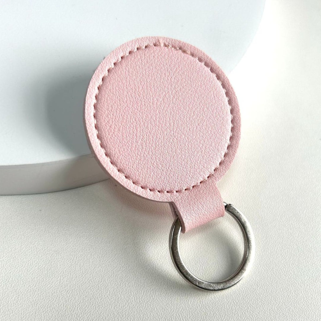 Round Leather Keyring Bowlift