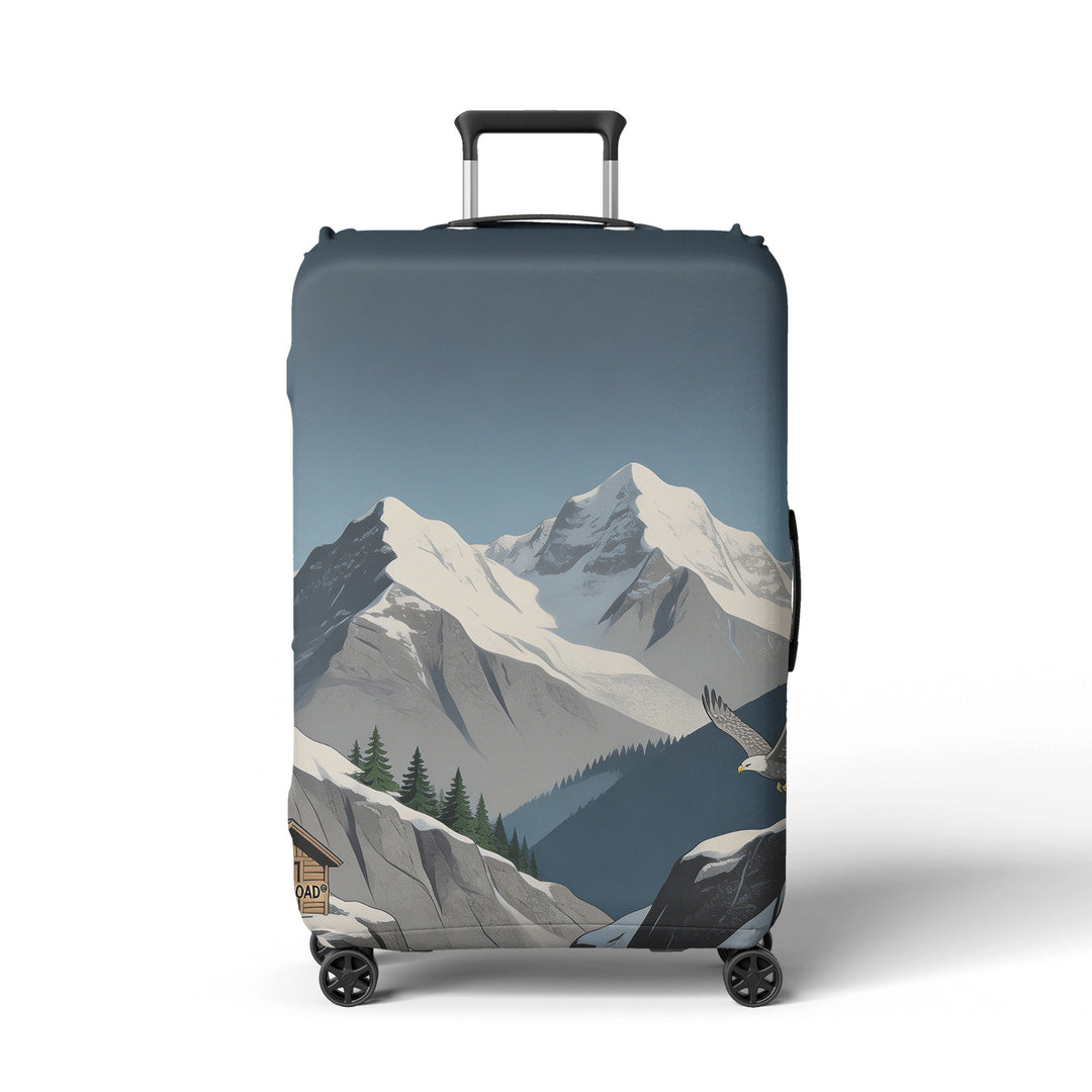 Women's suitcase cover with atmospheric landscape design Bowlift