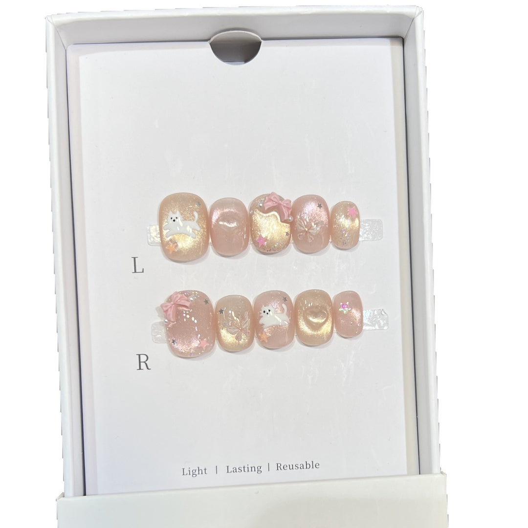 Decorative Press-On Nail Art Set Bowlift