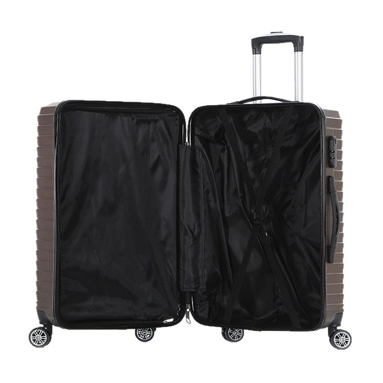 Unisex Chevron Patterned Hard Shell Travel Suitcase Bowlift