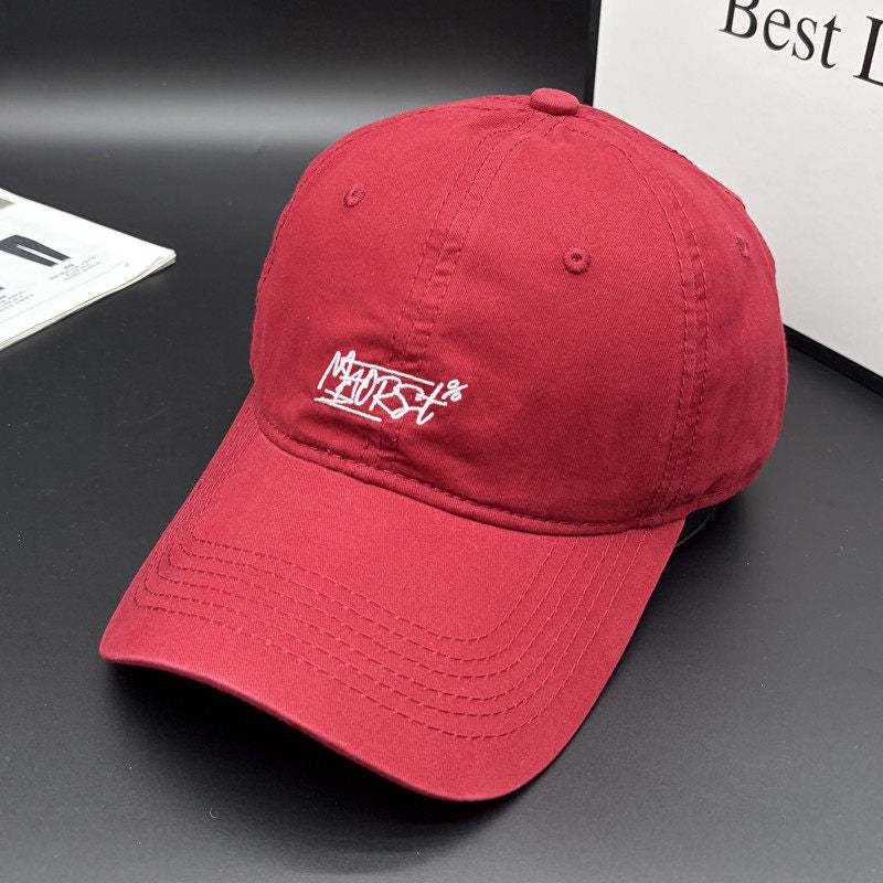 Men's Casual Stitch-Embellished Baseball Cap Bowlift