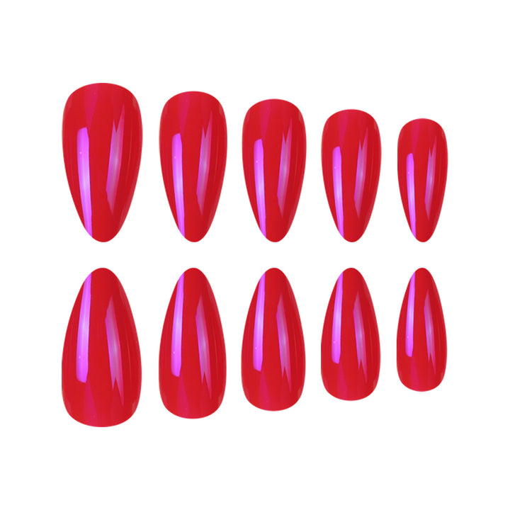 Glossy Stiletto Press-On Nails Bowlift