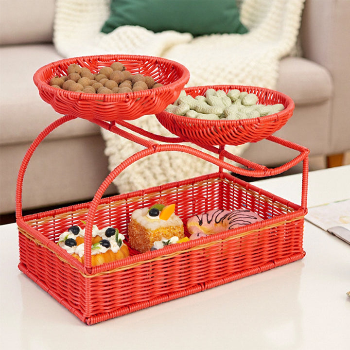 Ladies' Fruit and Vegetable Basket on High Shelf Bowlift