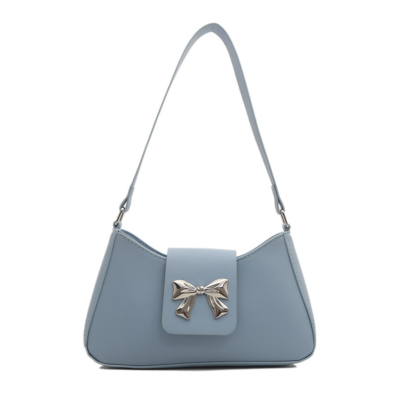 Stylish Bow Accent Handbag Bowlift