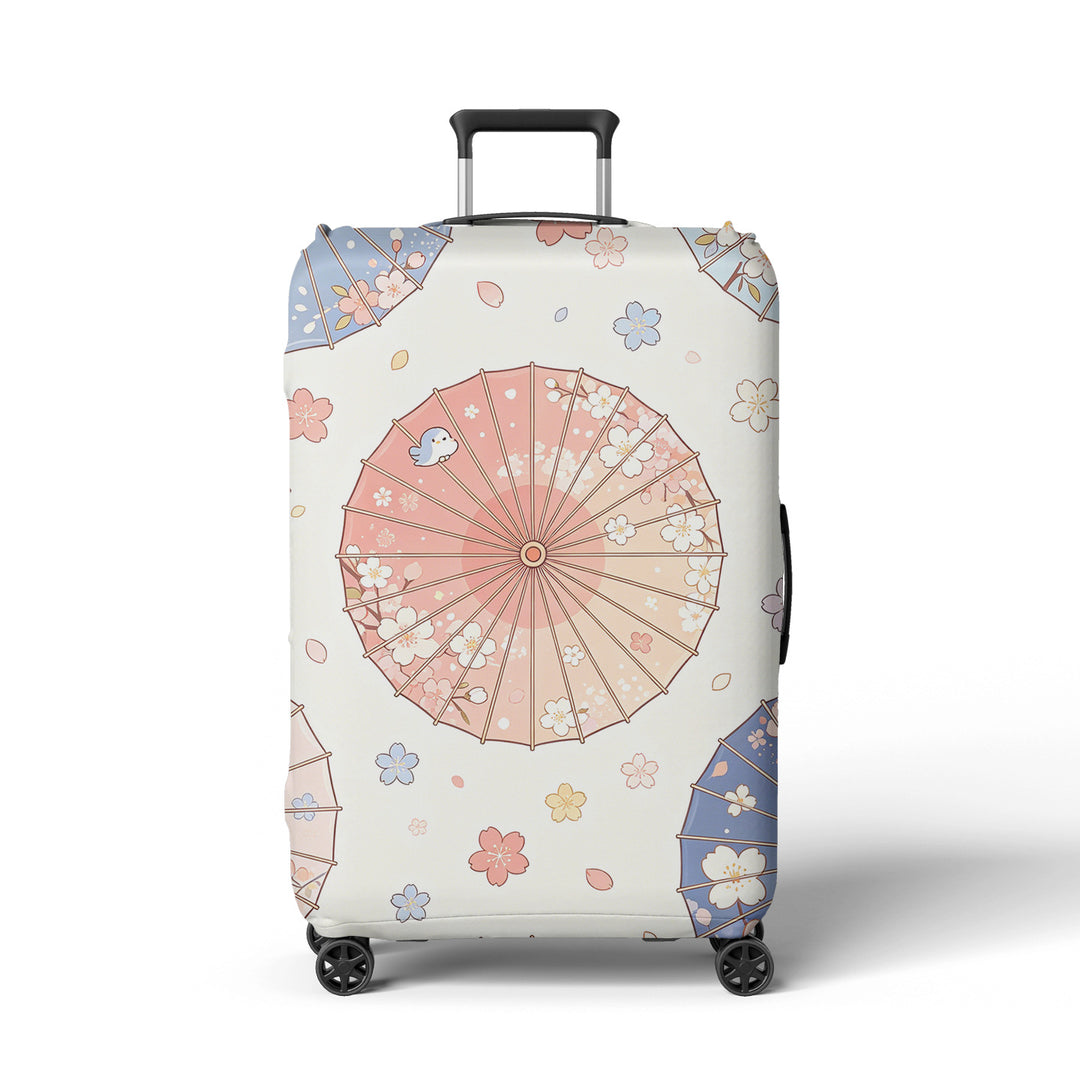 Women's suitcase cover with playful space design Bowlift