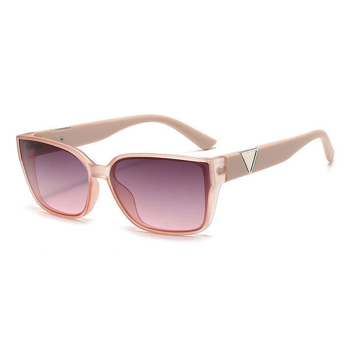 Women's oversized square sunglasses with elegant accents Bowlift