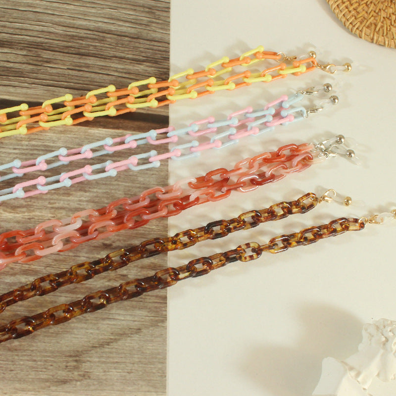 Fashionable Glasses Holder Chain Made of Acrylic Bowlift