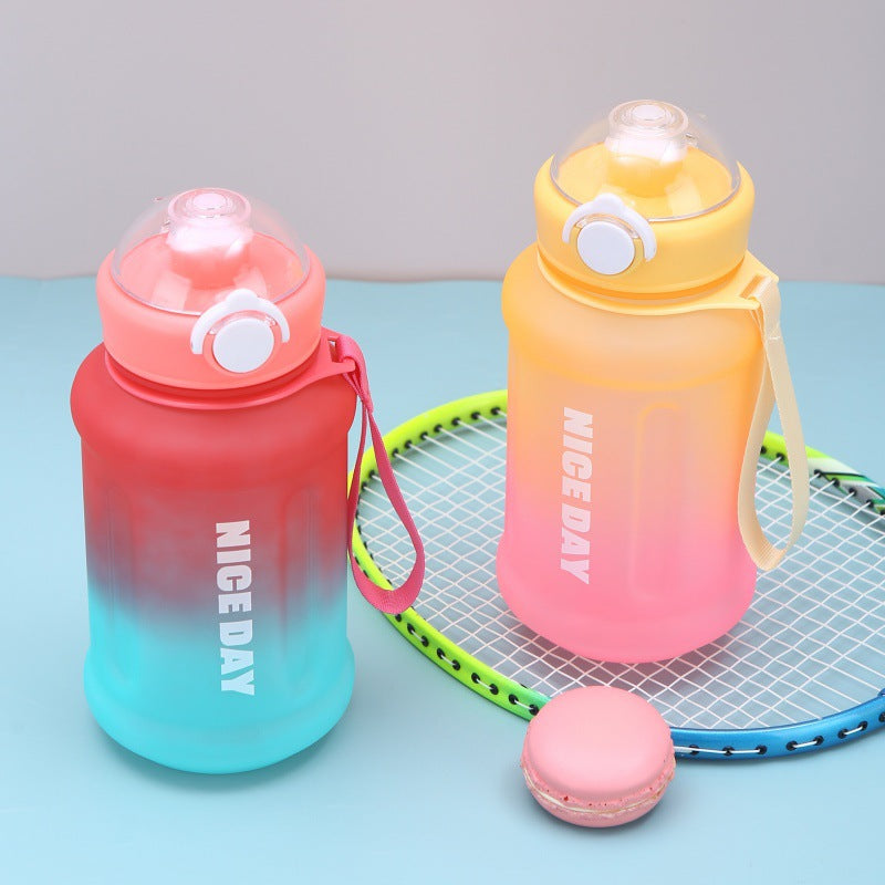 Women's multifunctional sports water bottle with ergonomic grip and practical leak protection Bowlift