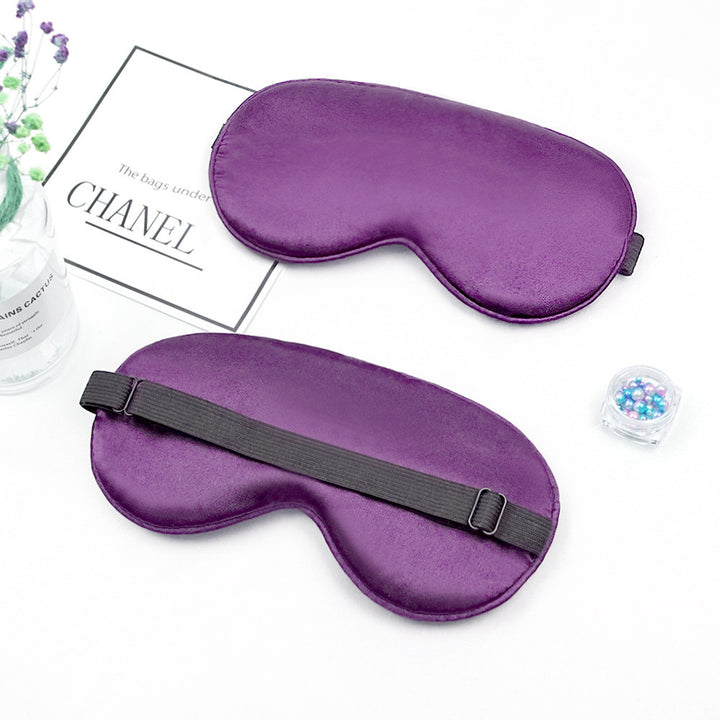 Unisex nan luxurious satin sleep mask with anatomical contour and adjustable elastic band Bowlift